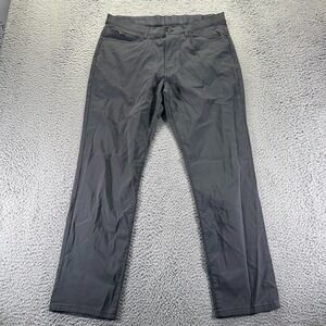 Copper & Oak Pant Mens 36x30 Gray Nylon Windbreaker Straight Stretch Gorpcore